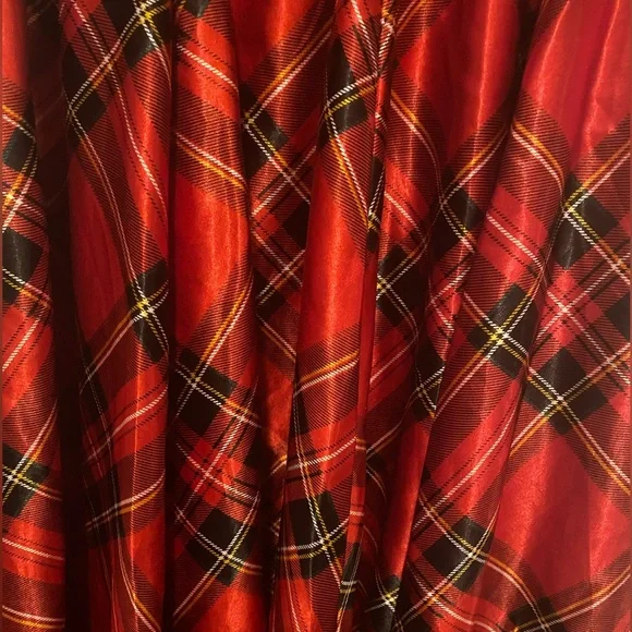 NWT plaid bow maxi skirt - Picture 6 of 7